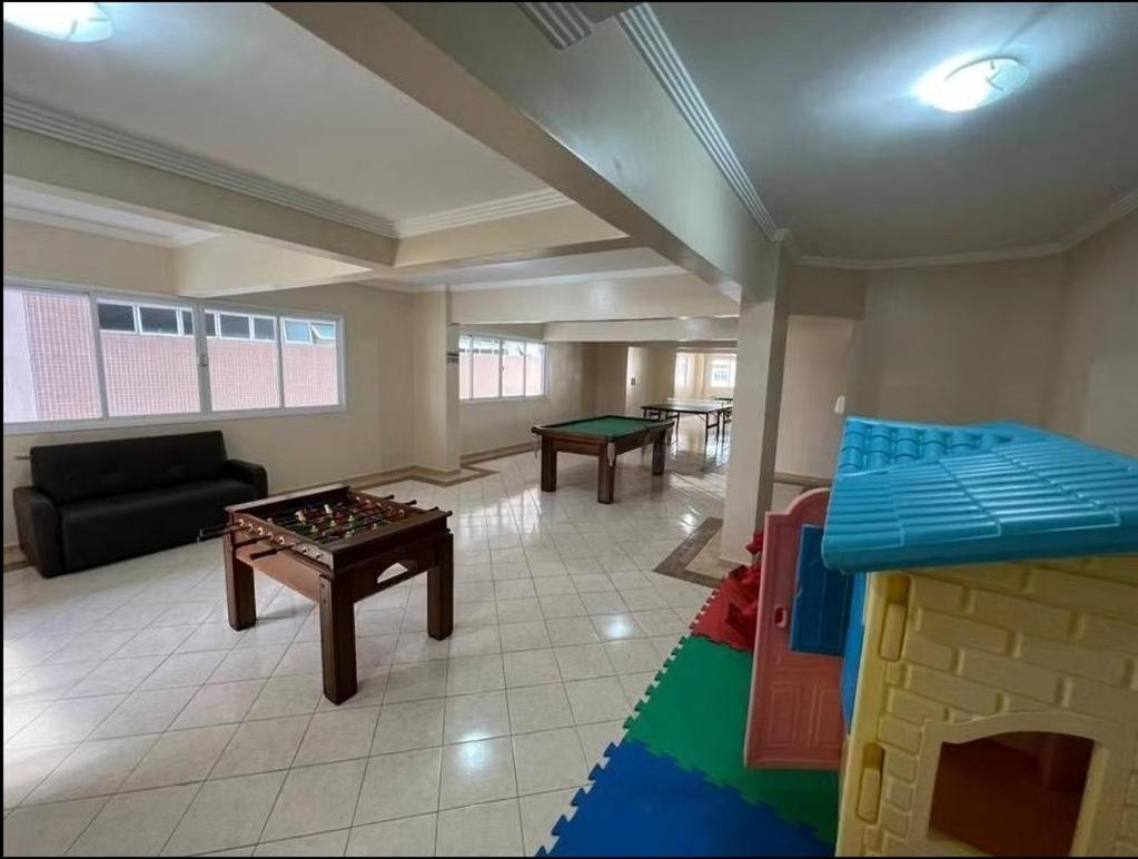 Apto Vista Mar, 8 Pessoas, Varanda Gourmet, Pe Na Areia! Praia Grande  Eksteriør bilde