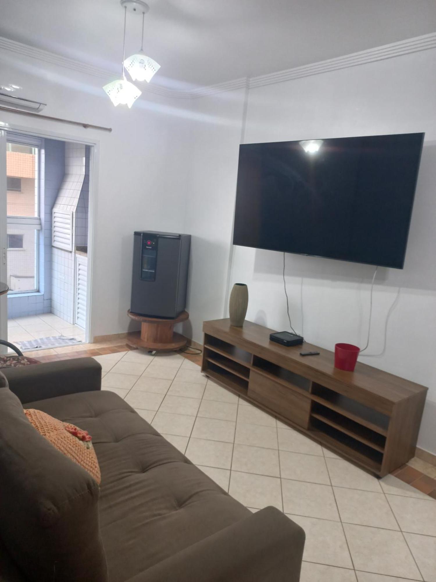 Apto Vista Mar, 8 Pessoas, Varanda Gourmet, Pe Na Areia! Praia Grande  Eksteriør bilde