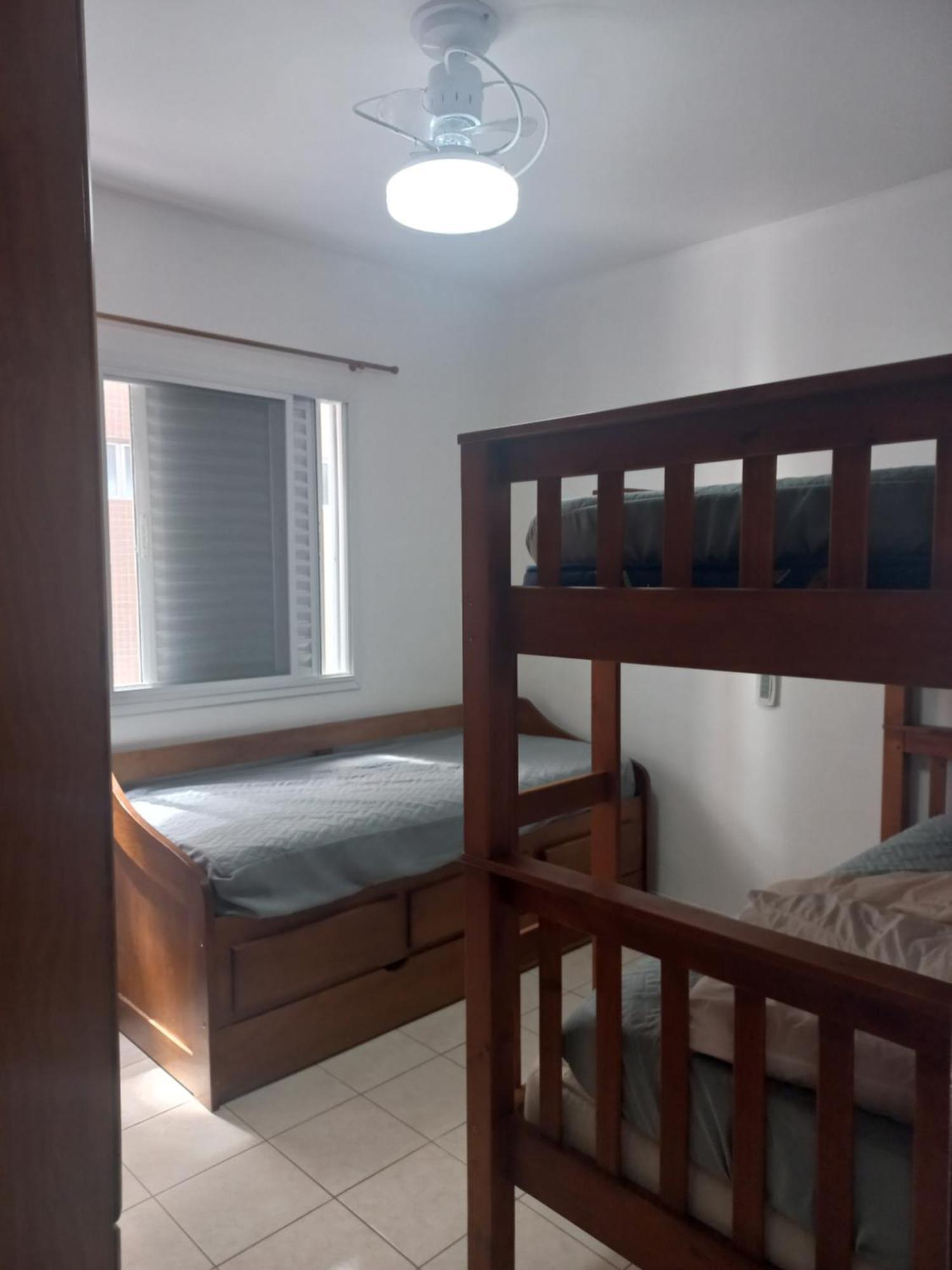 Apto Vista Mar, 8 Pessoas, Varanda Gourmet, Pe Na Areia! Praia Grande  Eksteriør bilde